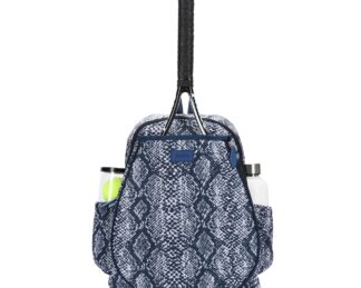 Ame and Lulu Game On Tennis Backpack, Women's, Navy Snakeskin