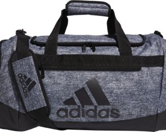 adidas Defender IV Medium Duffel Bag, Men's, Onix Jersey/Black