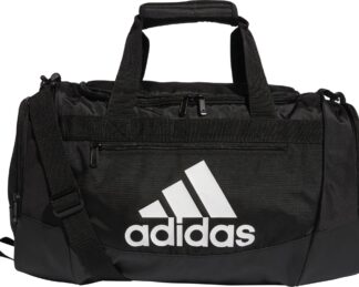 adidas Defender VI Small Duffel Bag, Men's, Black/White